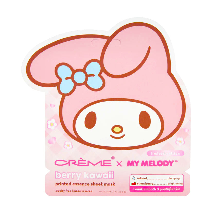 Sheet Mask My Melody Berry Kawaii Printed Essence