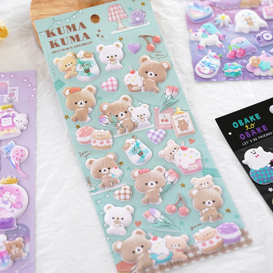 Stickers - KumaKuma Puffy