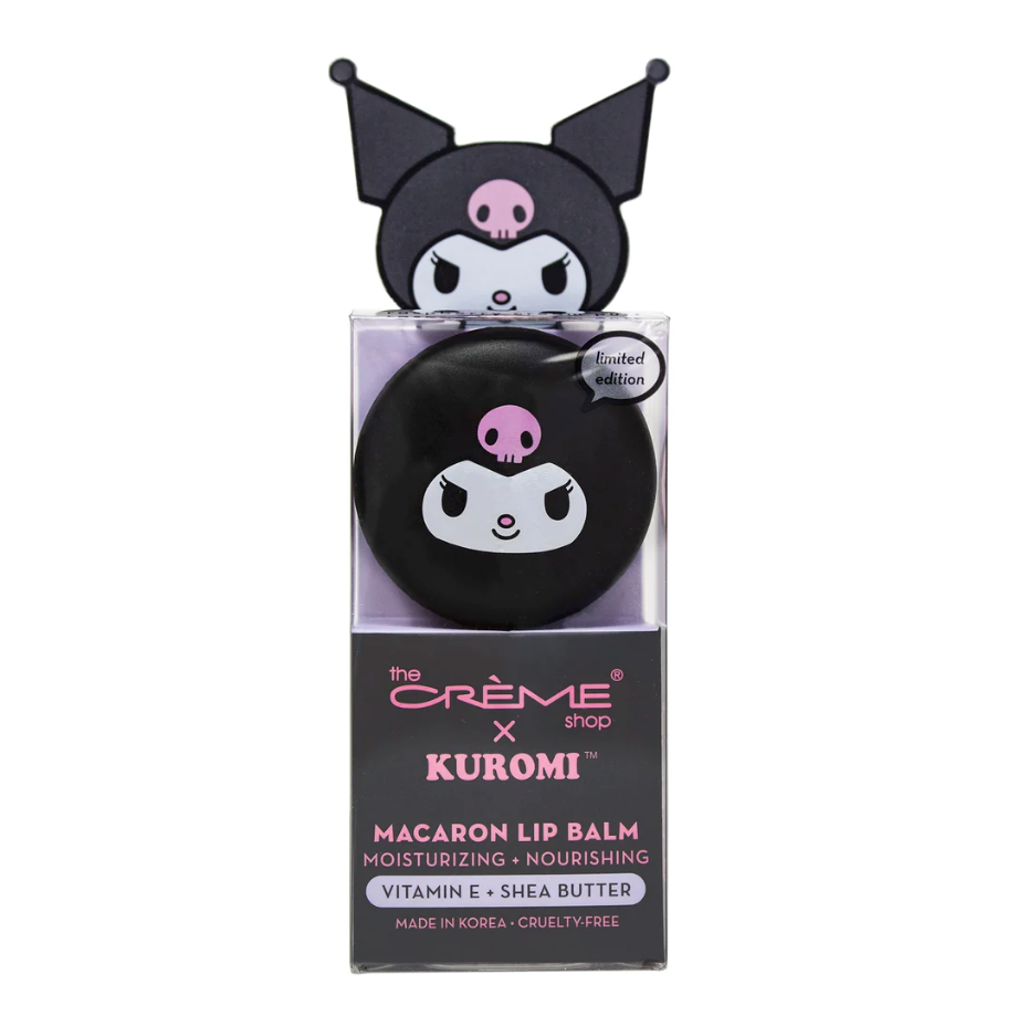 Macaron Lip Balm Kuromi - Raspberry Cream Puff