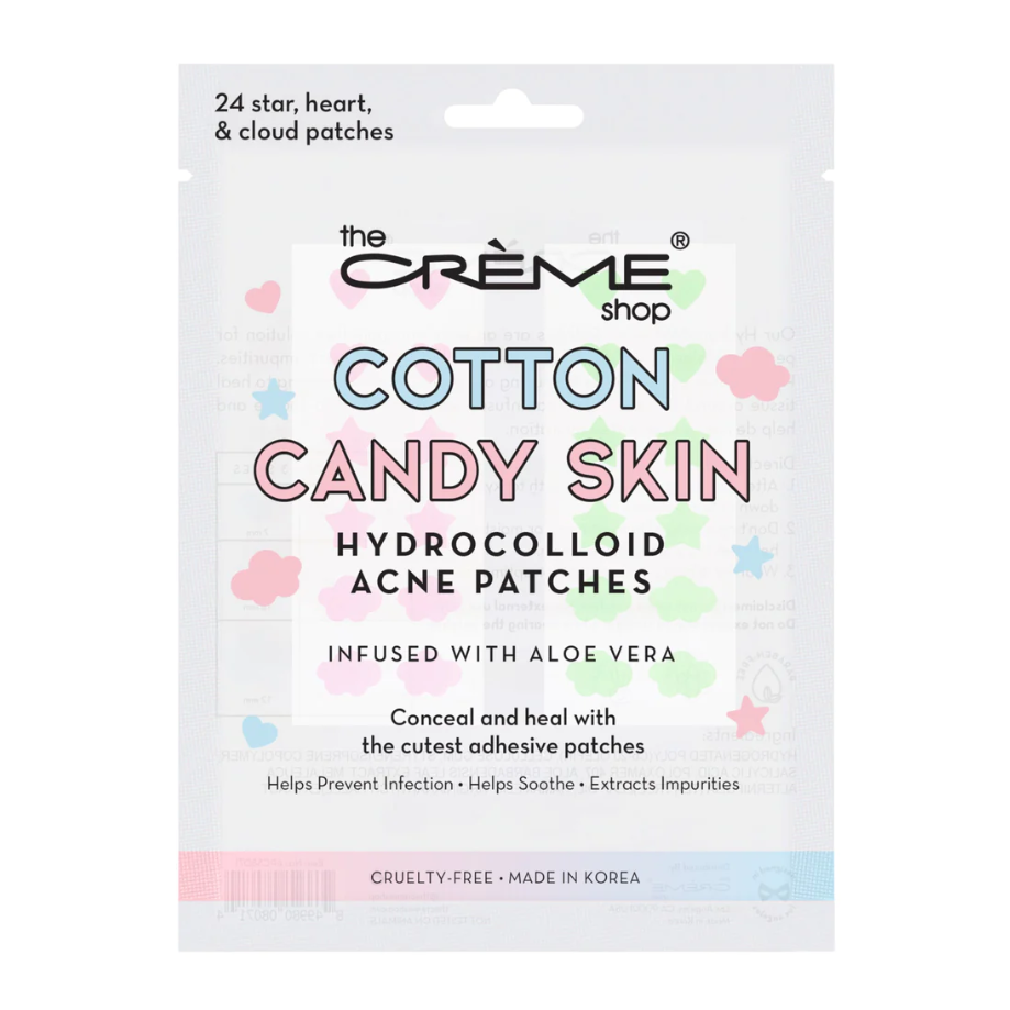 Acne Patches Cotton Candy Skin - Hydrocolloid Aloe Vera