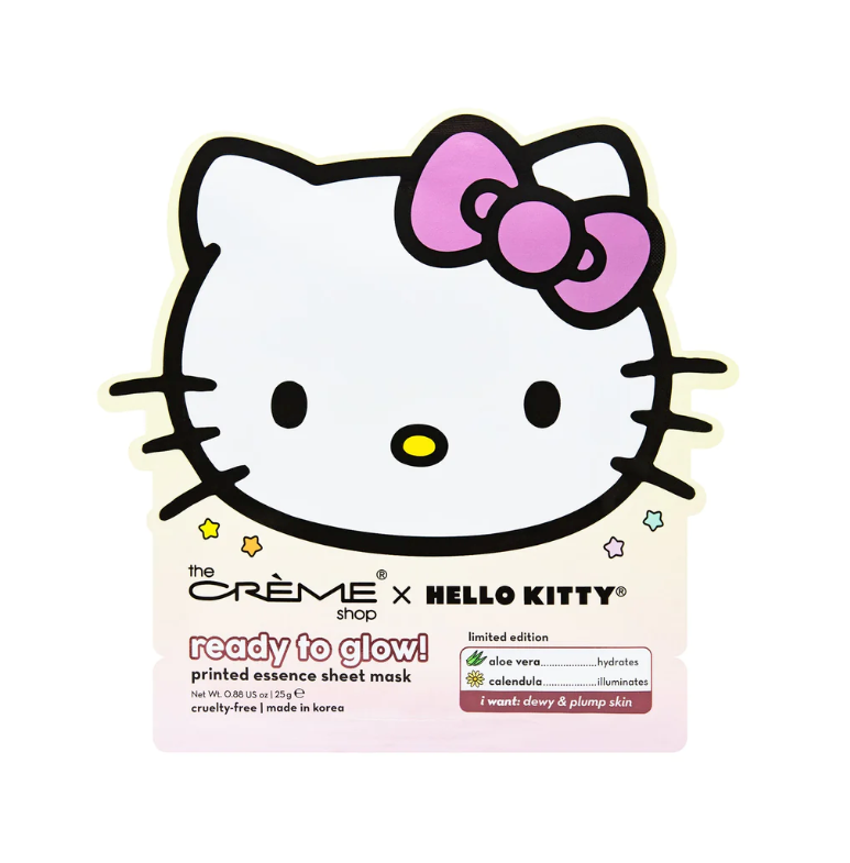 Sheet Mask Essence Hello Kitty Ready To Glow