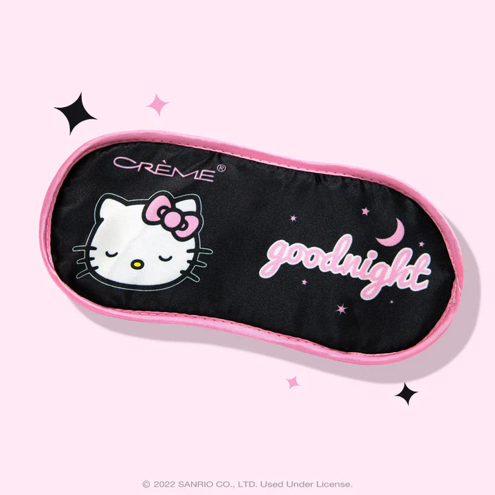 Hello Kitty Goodnight Black Silky Sleep Mask