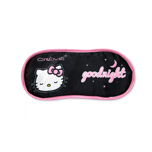 Hello Kitty Goodnight Black Silky Sleep Mask