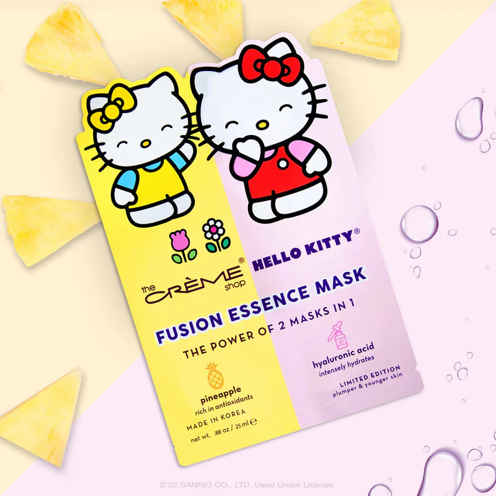 Sheet Mask Hello Kitty & Mimi | Pineapple & Hyaluronic Acid Fusion